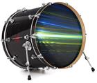 Decal Skin works with most 24" Bass Kick Drum Heads Sunrise - DRUM HEAD NOT INCLUDED