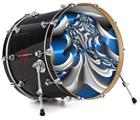 Decal Skin works with most 24" Bass Kick Drum Heads Splat - DRUM HEAD NOT INCLUDED
