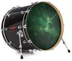 Decal Skin works with most 24" Bass Kick Drum Heads Theta Space - DRUM HEAD NOT INCLUDED