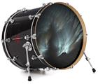 Decal Skin works with most 24" Bass Kick Drum Heads Thunderstorm - DRUM HEAD NOT INCLUDED