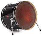 Decal Skin works with most 24" Bass Kick Drum Heads Trivial Waves - DRUM HEAD NOT INCLUDED