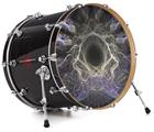 Decal Skin works with most 24" Bass Kick Drum Heads Tunnel - DRUM HEAD NOT INCLUDED