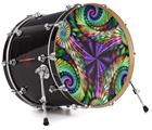 Decal Skin works with most 24" Bass Kick Drum Heads Twist - DRUM HEAD NOT INCLUDED