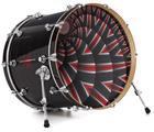 Decal Skin works with most 24" Bass Kick Drum Heads Up And Down - DRUM HEAD NOT INCLUDED