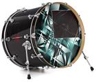 Decal Skin works with most 24" Bass Kick Drum Heads Xray - DRUM HEAD NOT INCLUDED