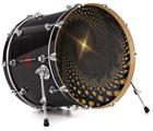 Decal Skin works with most 24" Bass Kick Drum Heads Up And Down Redux - DRUM HEAD NOT INCLUDED
