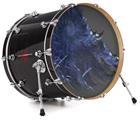 Decal Skin works with most 24" Bass Kick Drum Heads Wingtip - DRUM HEAD NOT INCLUDED