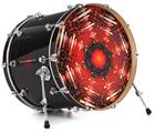 Decal Skin works with most 24" Bass Kick Drum Heads Eights Straight - DRUM HEAD NOT INCLUDED