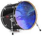 Decal Skin works with most 24" Bass Kick Drum Heads Liquid Smoke - DRUM HEAD NOT INCLUDED