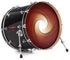 Decal Skin works with most 24" Bass Kick Drum Heads SpineSpin - DRUM HEAD NOT INCLUDED