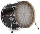 Decal Skin works with most 24" Bass Kick Drum Heads Hexatrix - DRUM HEAD NOT INCLUDED