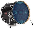 Decal Skin works with most 24" Bass Kick Drum Heads ArcticArt - DRUM HEAD NOT INCLUDED