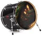 Decal Skin works with most 24" Bass Kick Drum Heads Strand - DRUM HEAD NOT INCLUDED