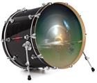 Decal Skin works with most 24" Bass Kick Drum Heads Portal - DRUM HEAD NOT INCLUDED