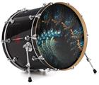 Decal Skin works with most 26" Bass Kick Drum Heads Coral Reef - DRUM HEAD NOT INCLUDED