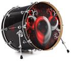 Decal Skin works with most 26" Bass Kick Drum Heads Circulation - DRUM HEAD NOT INCLUDED