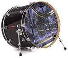Decal Skin works with most 26" Bass Kick Drum Heads Gyro Lattice - DRUM HEAD NOT INCLUDED