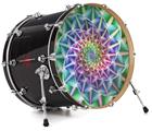 Decal Skin works with most 26" Bass Kick Drum Heads Spiral - DRUM HEAD NOT INCLUDED