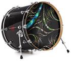 Decal Skin works with most 26" Bass Kick Drum Heads Tartan - DRUM HEAD NOT INCLUDED