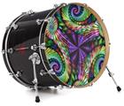 Decal Skin works with most 26" Bass Kick Drum Heads Twist - DRUM HEAD NOT INCLUDED