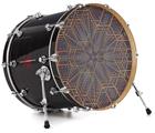 Decal Skin works with most 26" Bass Kick Drum Heads Hexfold - DRUM HEAD NOT INCLUDED
