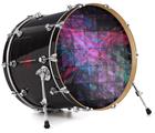Decal Skin works with most 26" Bass Kick Drum Heads Cubic - DRUM HEAD NOT INCLUDED
