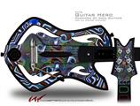 Butterfly2 Decal Style Skin - fits Warriors Of Rock Guitar Hero Guitar (GUITAR NOT INCLUDED)