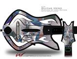 Construction Decal Style Skin - fits Warriors Of Rock Guitar Hero Guitar (GUITAR NOT INCLUDED)