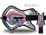 Fan Decal Style Skin - fits Warriors Of Rock Guitar Hero Guitar (GUITAR NOT INCLUDED)