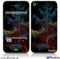 iPhone 4 Decal Style Vinyl Skin - Crystal Tree (DOES NOT fit newer iPhone 4S)