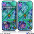iPhone 4 Decal Style Vinyl Skin - Cell Structure (DOES NOT fit newer iPhone 4S)
