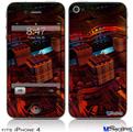 iPhone 4 Decal Style Vinyl Skin - Reactor (DOES NOT fit newer iPhone 4S)