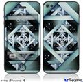 iPhone 4 Decal Style Vinyl Skin - Hall Of Mirrors (DOES NOT fit newer iPhone 4S)