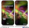 iPhone 4 Decal Style Vinyl Skin - Prismatic (DOES NOT fit newer iPhone 4S)