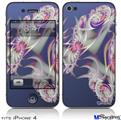 iPhone 4 Decal Style Vinyl Skin - Rosettas (DOES NOT fit newer iPhone 4S)