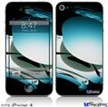 iPhone 4 Decal Style Vinyl Skin - Silently-2 (DOES NOT fit newer iPhone 4S)