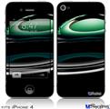 iPhone 4 Decal Style Vinyl Skin - Silently (DOES NOT fit newer iPhone 4S)