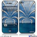 iPhone 4 Decal Style Vinyl Skin - Waterworld (DOES NOT fit newer iPhone 4S)