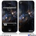 iPhone 4 Decal Style Vinyl Skin - Cyborg (DOES NOT fit newer iPhone 4S)