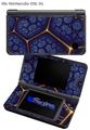 Linear Cosmos Blue - Decal Style Skin compatible with Nintendo DSi XL (DSi SOLD SEPARATELY)