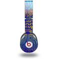 WraptorSkinz Skin Decal Wrap compatible with Beats Solo HD (Original) Dancing Lilies (HEADPHONES NOT INCLUDED)