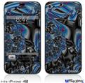 iPhone 4S Decal Style Vinyl Skin - Broken Plastic