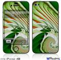 iPhone 4S Decal Style Vinyl Skin - Chlorophyll