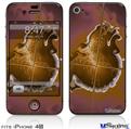 iPhone 4S Decal Style Vinyl Skin - Comet Nucleus