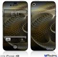 iPhone 4S Decal Style Vinyl Skin - Backwards