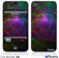 iPhone 4S Decal Style Vinyl Skin - Lots of Love