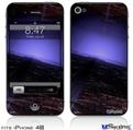 iPhone 4S Decal Style Vinyl Skin - Nocturnal