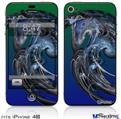 iPhone 4S Decal Style Vinyl Skin - Crane