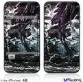 iPhone 4S Decal Style Vinyl Skin - Grotto