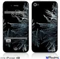 iPhone 4S Decal Style Vinyl Skin - Frost
